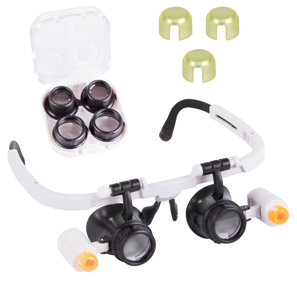Lente d'ingrandimento a occhiali con LED – 25x A9430 09140 5907451344477