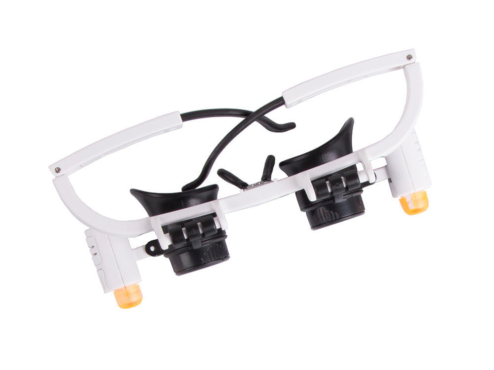 Lente d'ingrandimento a occhiali di precisione con LED – 25x A9430 09140