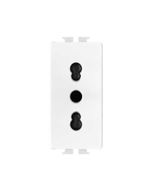 Presa Bivalente Bianca 16A 250V Compatibile Matix 0793541330834 518B EL2052