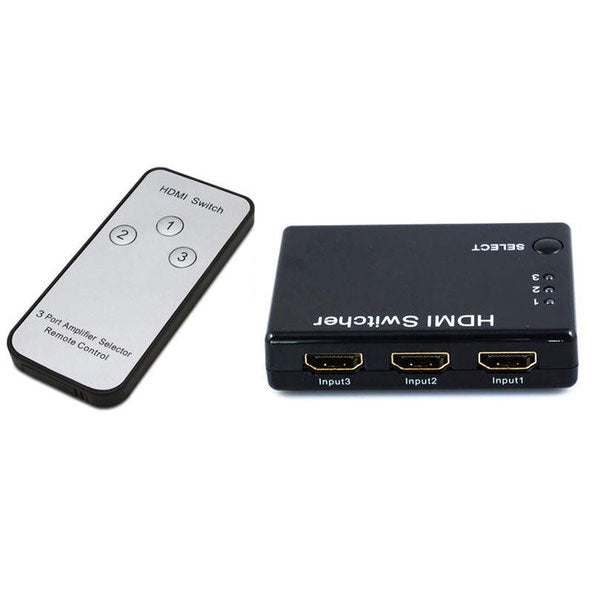 HDMI Switch 3 Porte con telecomando