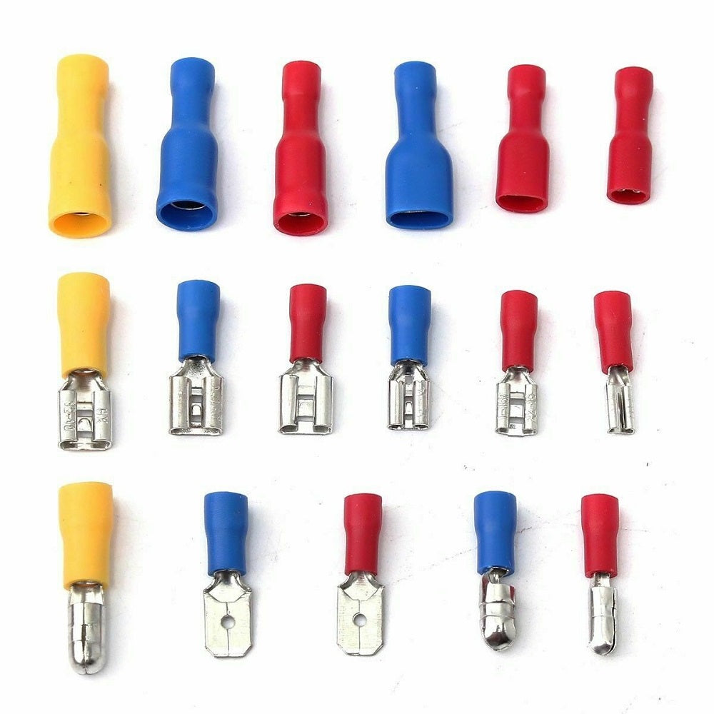 Assortimento di 120 capicorda preisolati in 18 formati differenti