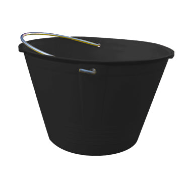 Secchio edilizia in PELD nero con manico in ferro ed occhielli 36cm 10l SCC36ENOM 1SCC36ENOM E9124