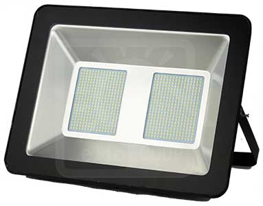 Faretto slim LED 200W - luce fredda - nero