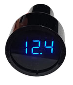 Voltmetro presa accendisigari 12-24V - Display blu T626
