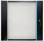 Porta in vetro temperato da 5 mm con serratura per armadio rack da 12U E2098