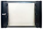 Porta in vetro temperato con serratura per armadio rack da 9U E9010
