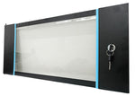 Porta in vetro temperato da 3 mm con serratura per armadio rack da 6U E6040