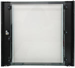 Porta in vetro temperato da 5 mm con serratura per armadio rack da 12U E2098