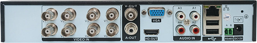 DVR/NVR con compressione H265 a 8 canali HDMI Z956
