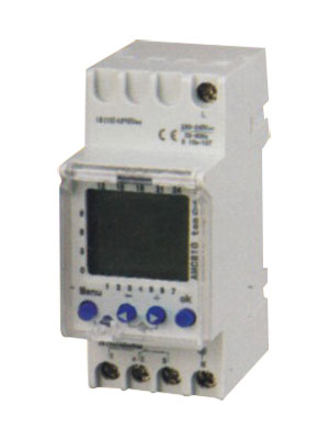 Timer digitale per guida DIN settimanale - 16A/250V
